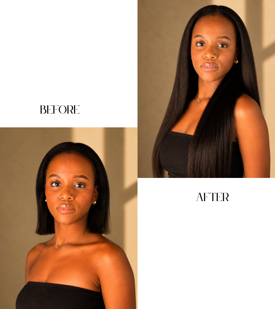 YAKI Straight Raw Hair U-part Wig