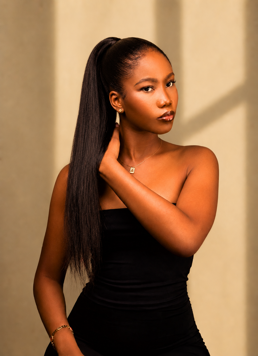 Ponytail Raw Hair Vietnamese Straight