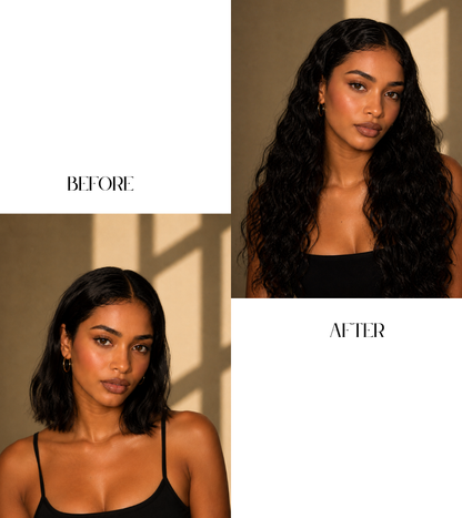 Extensions à clip Raw Hair Cambodian Deep Wave